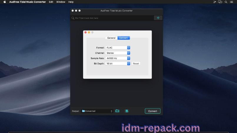 AudFree Tidal Music Converter-2